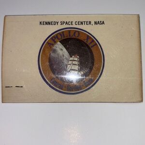 NASA Apollo XII 12 credentials Kennedy Space 1970 #3106 Original Viewing pass